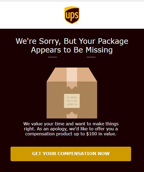UPS Missing Package Compensation